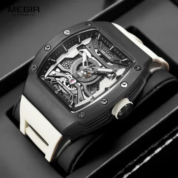 MEGIR Men's Automatic Mechanical Watch with Stainless Steel