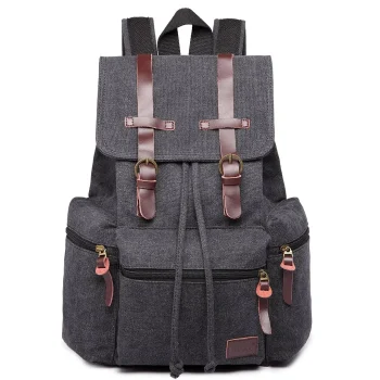 Canvas Backpack Unisex Vintage Rucksack
